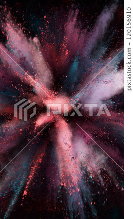 Abstract Holi Coloured Powder Explosion. 120156910