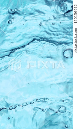 Blue water with ripples on the surface. Blue water with ripples on the surface. 120156912
