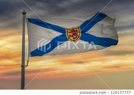 Flag of Nova Scotia in Eastern Canada Flag of Nova Scotia in Eastern Canada 120157737