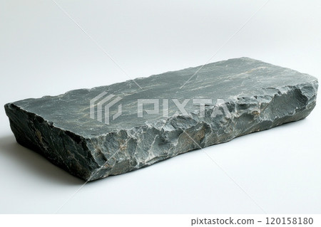 simple slate marker tombstone features smooth gray surface minimal engravings reflecting eco conscious and minimalist approach memorialization. 120158180