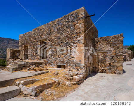 Venetian Ruins (Spinalonga, Crete, Greece) 120159142
