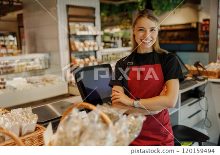 The Friendly and Helpful Staff in a Natural Food Store Create a Welcoming Environment The Friendly and Helpful Staff in a Natural Food Store Create a Welcoming Environment 120159494