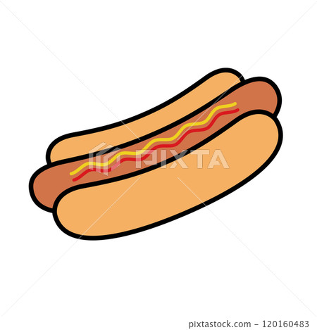 hot dog icon 120160483
