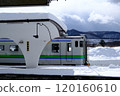 Sekihoku Main Line Kamikawa Station in winter 120160610