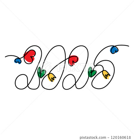 2026 hand lettering one continuous line concept decorated multi colored heart shape and tulips 2026 hand lettering one continuous line concept decorated multi colored heart shape and tulips 120160618