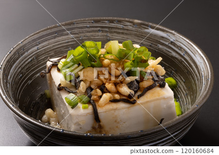 冷豆腐(鹹海帶、煎蛋、蔥) 冷豆腐(鹹海帶、煎蛋、蔥) 120160684