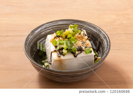 冷豆腐(鹹海帶、煎蛋、蔥) 冷豆腐(鹹海帶、煎蛋、蔥) 120160686