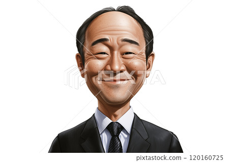 一個穿著西裝的微笑開朗的男人 120160725