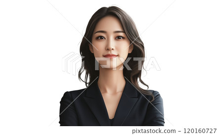 微笑的年輕女商人 120160727