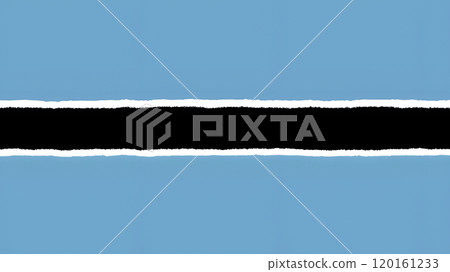 Hand-drawn flag of Botswana. Hand-drawn flag of Botswana. 120161233