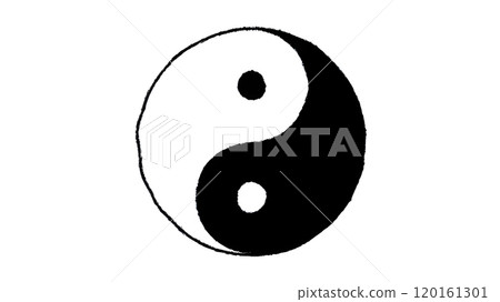 This is a hand-drawn style Taegeukgi flag. 120161301