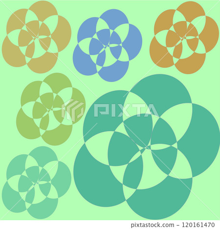 round pattern with circles round pattern with circles 120161470