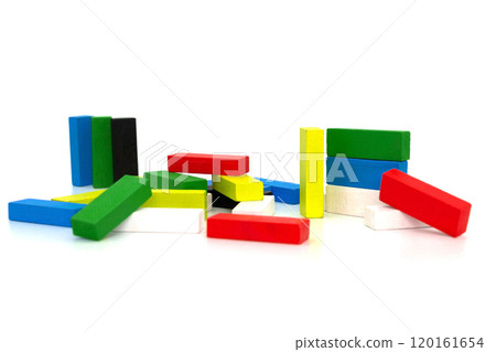 wood block for kid's learning activity 120161654