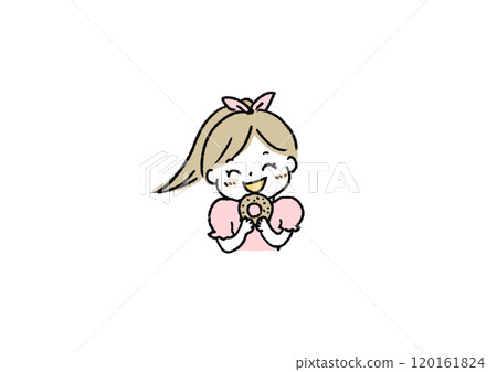 A girl who loves donuts A girl who loves donuts 120161824