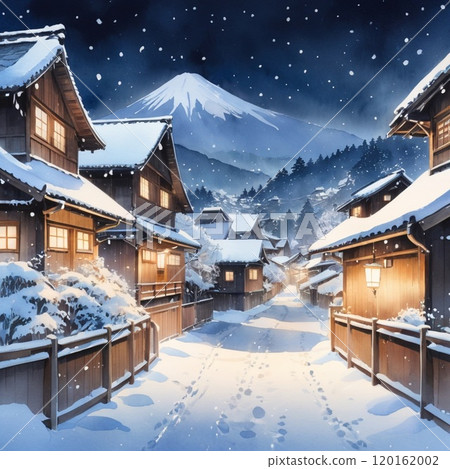 白雪皚皚的冬季城市景觀 120162002