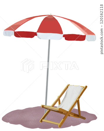 Beach umbrella (with beach chair and shade) Beach umbrella (with beach chair and shade) 120162118