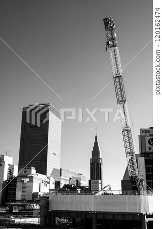 東京城市景觀新宿站西口重建工作2024.11 g-5單色 東京城市景觀新宿站西口重建工作2024.11 g-5單色 120162474