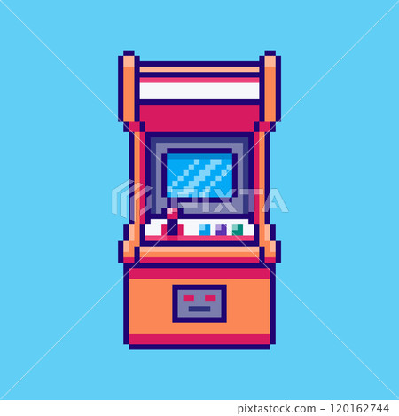 Pixel art arcade machine game asset design Pixel art arcade machine game asset design 120162744
