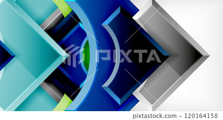 Square, arrow shapes with round elements Vector Illustration For Wallpaper, Banner, Background, Card, Book Illustration, landing page Square, arrow shapes with round elements Vector Illustration For Wallpaper, Banner, Background, Card, Book Illustration, landing page 120164158