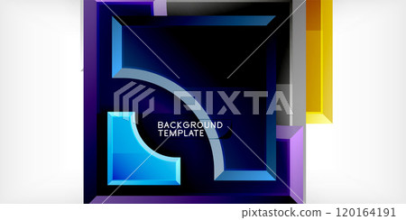 Geometric design abstract background - circles and triangles Geometric design abstract background - circles and triangles 120164191