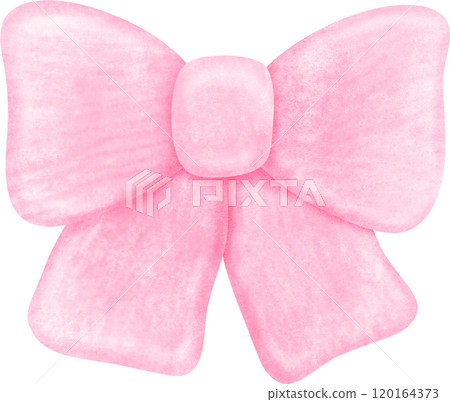 Coquette pink bow ribbon watercolor Coquette pink bow ribbon watercolor 120164373