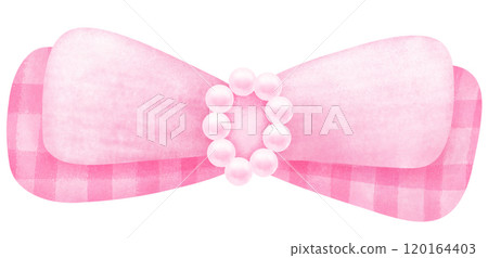 Coquette pink bow ribbon 120164403