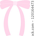 Coquette pink bow ribbon 120164473