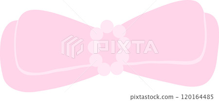 Coquette pink bow ribbon 120164485