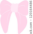 Coquette pink bow ribbon 120164486