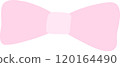 Coquette pink bow ribbon 120164490