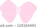 Coquette pink bow ribbon 120164491