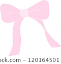 Coquette pink bow ribbon 120164501
