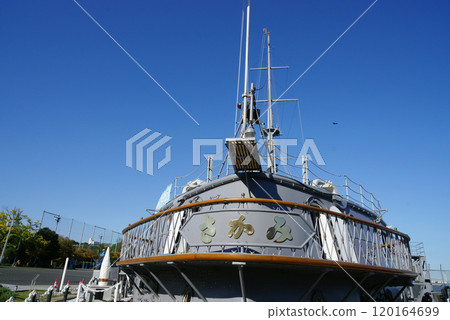 Memorial ship Mikasa - Stern walk at the stern 120164699