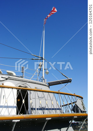 Memorial ship Mikasa - Stern walk at the stern 120164701