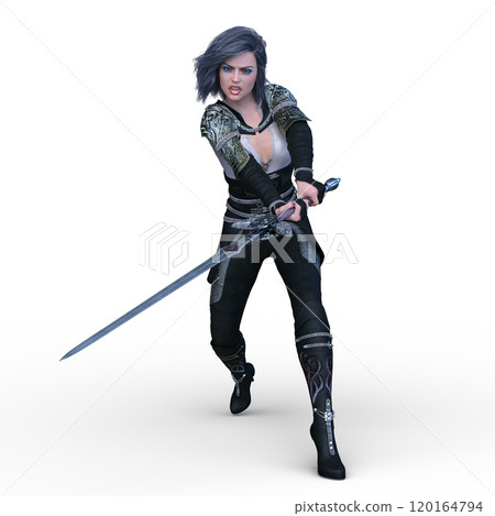 Female swordsman Female swordsman 120164794