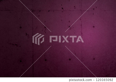 Unpainted concrete wall, dark atmosphere, light shining on it, gradation 120165092