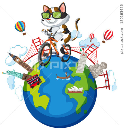 Cat Biking Around the World 120165426