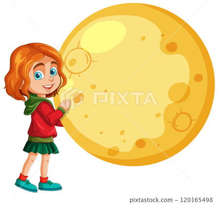 Girl and the Giant Moon 120165498