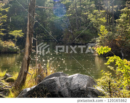夏末的北阿爾卑斯長野/梓河 夏末的北阿爾卑斯長野/梓河 120165862