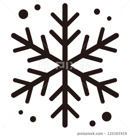雪花圖示說明 雪花圖示說明 120165919