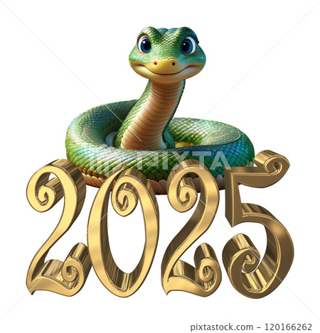 3DCG character [2025 Year of the Snake] (Cutout) 120166262