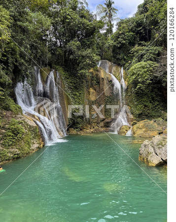 Pahangog Falls/Dimiao Twin Falls, Dimiao, Bohol, Philippines 120166284