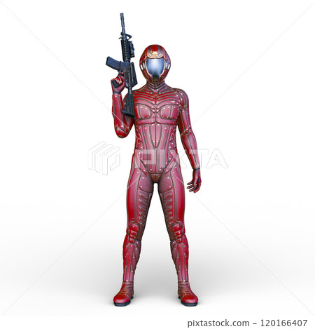 Cyber warrior 120166407