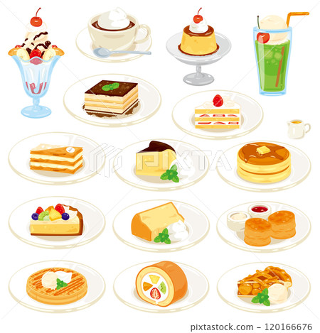 咖啡廳甜點套裝 咖啡廳甜點套裝 120166676