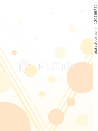 Yellow random polka dots and lines background 120166722