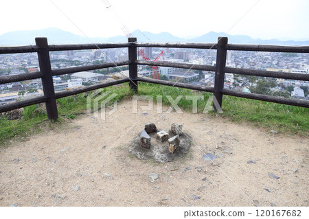 Marugame Castle, Tamon Tower Ruins, triangulation point (Marugame City, Kagawa Prefecture) Marugame Castle, Tamon Tower Ruins, triangulation point (Marugame City, Kagawa Prefecture) 120167682
