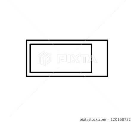 Simple ticket icon illustration vector Simple ticket icon illustration vector 120168722
