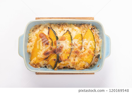 Pumpkin Macaroni Gratin 120169548