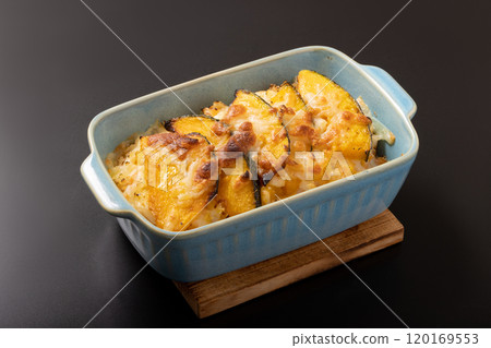 Pumpkin Macaroni Gratin 120169553