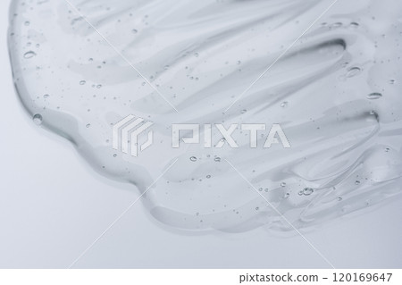 Texture background of air bubbles floating in transparent gel Texture background of air bubbles floating in transparent gel 120169647